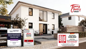 Dreifach ausgezeichnet: Town & Country Haus ist ein verlässlicher Hausbaupartner.